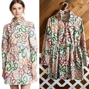 RARE Rachel Antonoff Prescott snake dress size 2